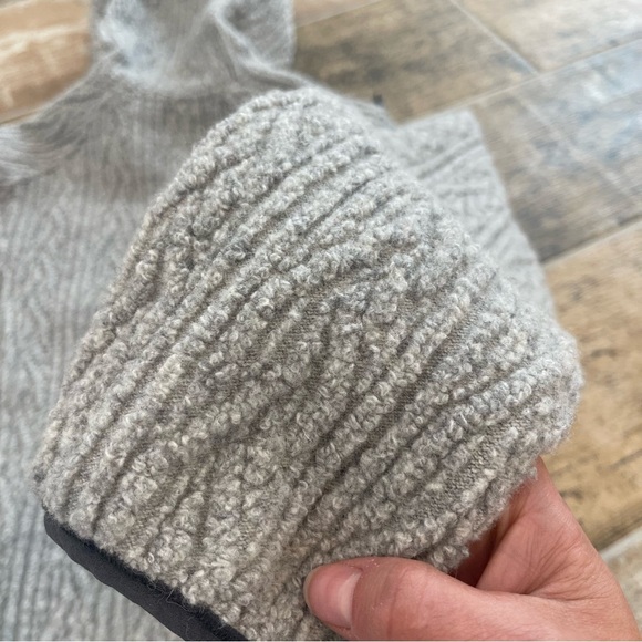 Bergans of Norway Women Grey Hooded Wool Blend Sweater Bergflette Jacket Medium - Picture 9 of 14